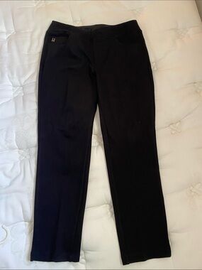 Belle by Kim Gravel Black Straight-Leg Women’s Pants